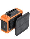 Ventilador de clipe de cintura Koonie 10000mAh com painel solar 30H funcionando