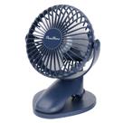 Ventilador de clipe portátil PureHome Mini USB recarregável de 3 velocidades
