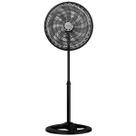 Ventilador de Coluna 50 Cm Turbo 10 Pás 150W Oscilante 3 Velocidades 220V Preto Ventisol 17595