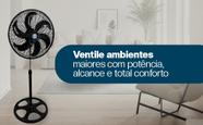 Ventilador de Coluna 6 PÁS COM MOTOR TURBO MAIOR OSCILAÇÃO Ventilador de Coluna 6 PÁS COM MOTOR TURBO MAIOR OSCILAÇÃO