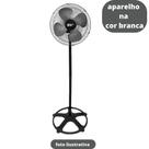 Ventilador de Coluna Loren-Sid Turbo Tufão 50 M1 Branco Bivolt Ref-2443 Ventilador de Coluna Loren-Sid Turbo Tufão 50 M1 Branco Bivolt Ref-2443