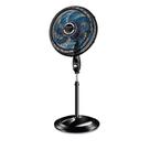 Ventilador De Coluna Mondial 40cm Super Turbo 8 Pás VTX-40C-Crystal Preto Azul 110V