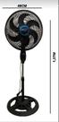 Ventilador De Coluna Solaris 40cm 127v Inmetro