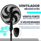 Ventilador de coluna Solaris Potência e Conforto