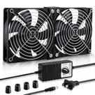 Ventilador de computador Wathai Big Airflow 2 x 120 mm 240 mm com plugue AC