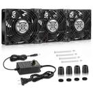 Ventilador de computador WDERAIR 3 x 120mm Big Airflow AC 110-240V