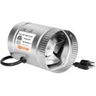 Ventilador de duto em linha iPower 4 polegadas 100 CFM com prata de baixo ruído