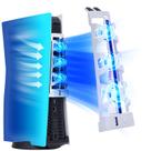 Ventilador de enfriamiento NANANINO mejorado para PS5 con luz LED y puerto USB
