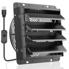Ventilador de exaustão HG Power atualizado de 14 polegadas 882CFM 1400RPM preto