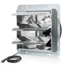 Ventilador de exaustão KEN BROWN Shutter de 12 polegadas montado na parede