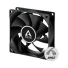 Ventilador De Gabinete ARCTIC F8 PWM Silencioso De 80mm Preto 300-2000 RPM Tecnologia PST