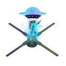 Ventilador de holograma 3D WANTHER HD LED Hologram Projetor WIFI