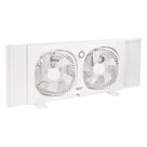 Ventilador de janela Comfort Zone CZ329WT 9 com ventiladores giratórios de 180