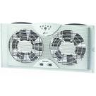 Ventilador de Janela HOLMES com Duas Hélices de 8" e Termostato LED 110V