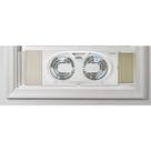 Ventilador de janela Lasko Twin 2 Speeds Whisper-Quiet Operation Ventilador de janela Lasko Twin 2 Speeds Whisper-Quiet Operation