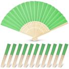 Ventilador de mão dobrável JOHOUSE Green Paper 21cm Woodland Party