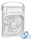 Ventilador De Mesa Branco Compacto E Silencioso Usb - C 25 Cm Branco 5 Plástico 3