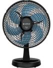 Ventilador De Mesa Cadence Vtr310 Fresh Mini 6 Pás 30cm 50w Estrutura Preto Pás Azul Material das pá