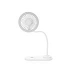 Ventilador de mesa com carregamento por indução