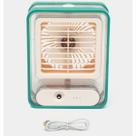 Ventilador De Mesa Com Umidificador E Luz Led Ventilador De Mesa Com Umidificador E Luz Led