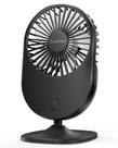 Ventilador de mesa Coohea Small & Quiet USB recarregável de 3 velocidades preto