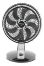 Ventilador de mesa e parede Philco PVT490 turbo com 8 pás preto estrutura preto, 40cm de diâmetro