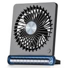 Ventilador de mesa Koonie Portable 3 Velocidades USB Recarregável Preto