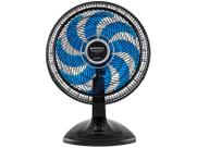 Ventilador De Mesa Mondial 40cm Super Turbo 8 Pás VTX-40-Crystal Preto Azul 110V