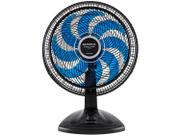 Ventilador de Mesa Mondial Super Turbo VTX-40-Crystal 40cm 8 Pás 3 Velocidades Preto e Azul