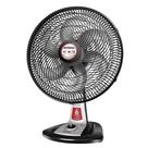 Ventilador De Mesa Mondial Turbo Tech Repelente Líquido Vt-rp-03 Vent 40cm Turbo-220v-preto/prata