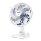 Ventilador de Mesa Mondial VSP-40-W 40cm, 6 Pás, 140W, Branco/Azul