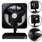 Ventilador de Mesa ou Parede Venti Delta Turbi MAX 40cm Preto Branco 127v 220v