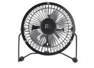 Ventilador de mesa PerfectAire 4" Blade alimentado por USB preto
