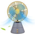 Ventilador de Mesa Portátil com Bateria Recarregável e Função de Rotação LS959CI