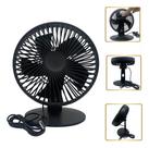 Ventilador de Mesa Portatil Super Silenciosas 3 Níveis de Velocidade Ajustável LS982