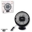 Ventilador de Mesa Portátil USB 5V 25,5cm 2 Velocidades Preto Silencioso com Inclinação Ajustável Ventilador de Mesa Portátil USB 5V 25,5cm 2 Velocidades Preto Silencioso com Inclinação Ajustável