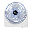 Ventilador De Mesa Sem Fio Portátil Recarregável Usb 3 Velocidades Silencioso Branco