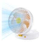 Ventilador de Mesa Silencioso Basike, com controle remoto, oscilação de 130, 4 velocidades