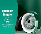 Ventilador de Mesa Silencioso Portátil Colorido RGB Vento Fresco Ventilador de Mesa Silencioso Portátil Colorido RGB Vento Fresco