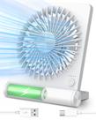 Ventilador de mesa Tevelecin Small USB recarregável de 7 polegadas e 2000mAh