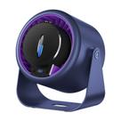 Ventilador de mesa USB com umidificador de névoa, display digital, azul