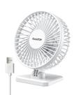 Ventilador de mesa USB Gaiatop Portable Quiet de 3 velocidades ajustável Ventilador de mesa USB Gaiatop Portable Quiet de 3 velocidades ajustável
