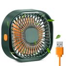 Ventilador de mesa USB RJVW Ventilador de mesa portátil pequeno de 4 polegadas e 3 velocidades