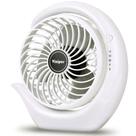 Ventilador de mesa Viniper portátil recarregável de 3 velocidades com rotação de 180