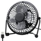 Ventilador de mesa Zuvas Quiet Small USB 360 Rotação 2 Velocidades 10cm