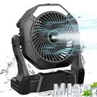 Ventilador de nebulização Ausic portátil de 8 polegadas com bateria de 10000mAh e LED