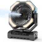 Ventilador de nebulização de acampamento Aopircs 30000mAh com tanque de água de 270 mL