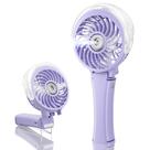 Ventilador de nebulização HandFan atualizado, portátil, recarregável, 2000mAh