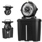 Ventilador de nebulização LEAEYFE 11L Bucket 20000mAh 6,5/12h Luz LED
