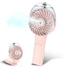 Ventilador de nebulização portátil MORECORE portátil recarregável rosa
